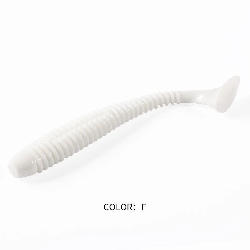 Supercontinent Impact Ring Shad Fishing Lure Soft 63mm 80mm 97mm Plastics Baits Swimbait Jigging Lure Artificial Baits