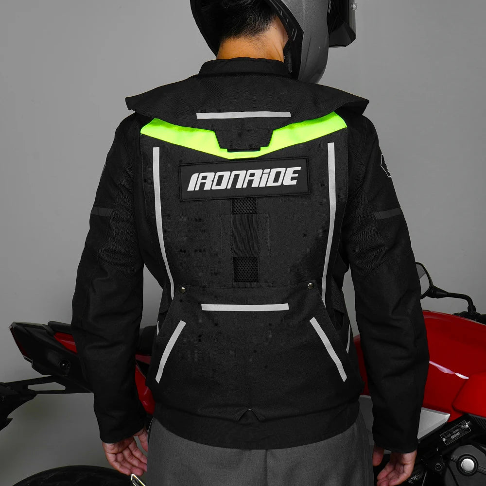 Motorcycle Jacket Motorcycle Air Bag Vest Reflective Motocross Racing Airbag Vest Moto Riding CE Protector Motorcycle Equipment