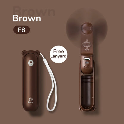 JISULIFE Handhållen Fläkt 3-i-1 – Ficklampa & Powerbank, F8 (2000mAh) / F8X (4500mAh), 7 Färger
