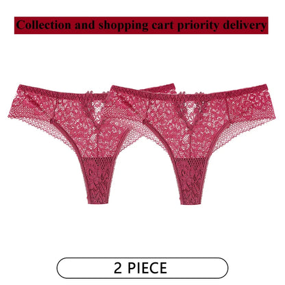 CINOON 2-pack Spetsstring – Låg midja