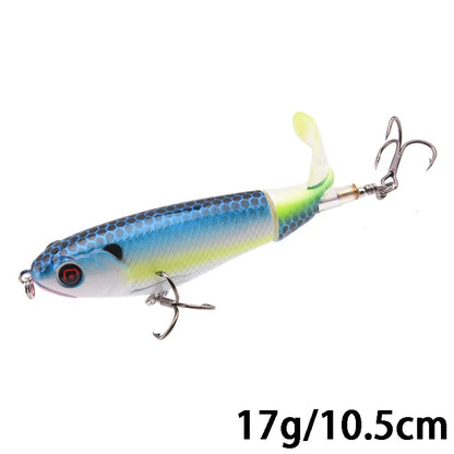 Goture Whopper Popper 10cm/11cm/14cm Topwater FIshing Lure Blowups Pike Baits Rotating Tail Fishing Tackle Crankbait Wobblers