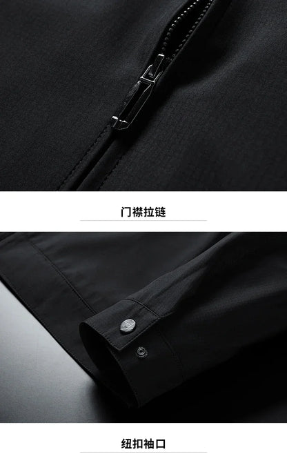 Stånkragejacka Herr – Elegant Business Casual Vår & Höst