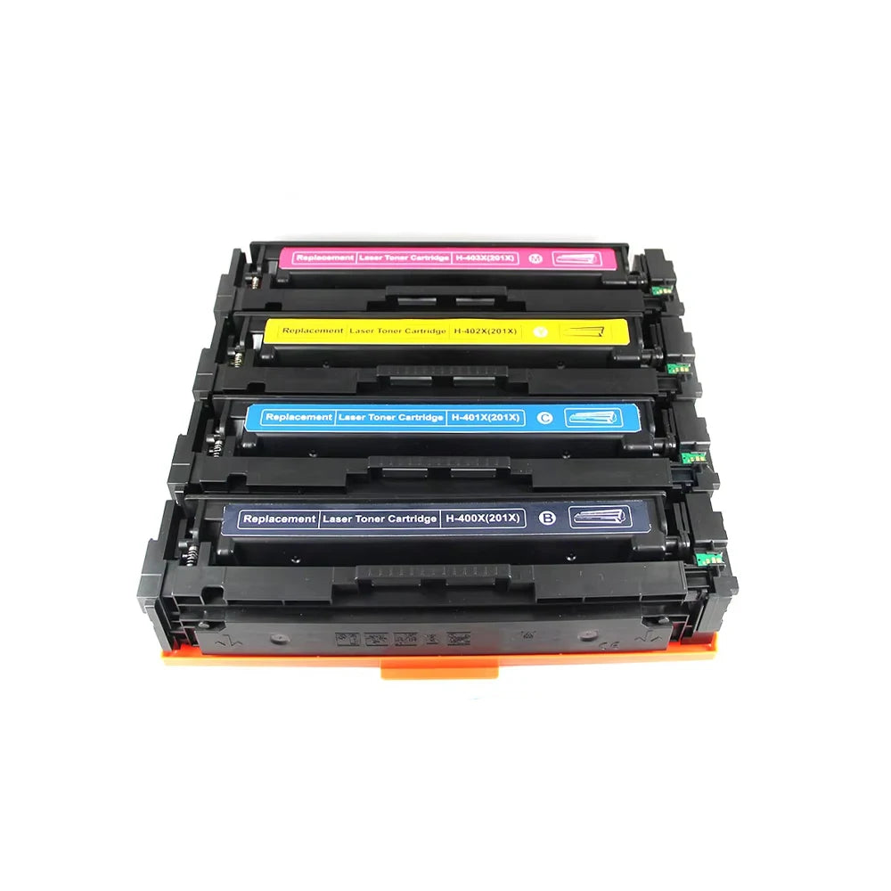 Kompatibla HP 201X-tonerkassetter CF400X–CF403X