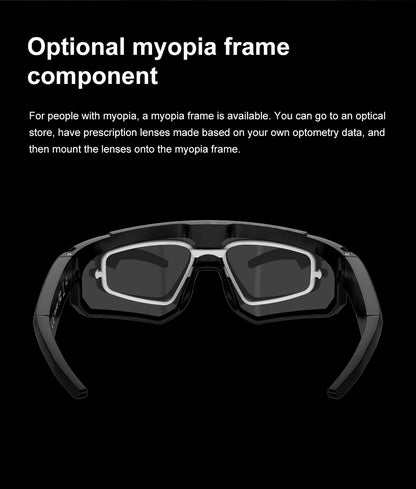 Mijia Smart Al Glasses For Cycling Recording Ai Translator Voice Assistant Wireless Remote Calling Video&photo Sports Sunglasses