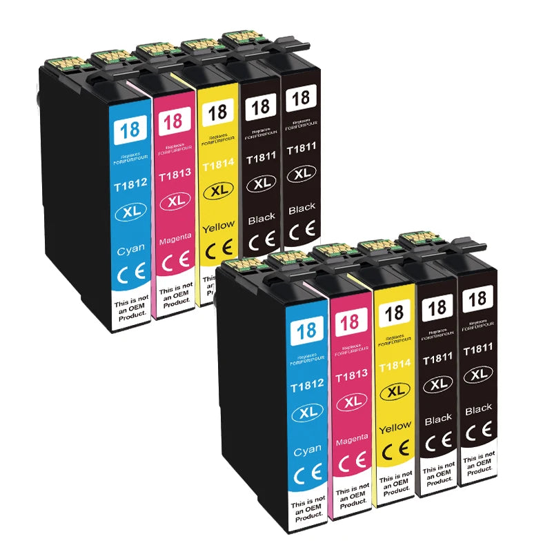 18XL T1811 Bläckpatron för Epson T18 XL T18XL 1811-1814 Kompatibel