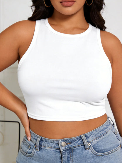 Women's Fashionable Vest, Sexy and Simple Casual Women's Sleeveless Off-Shoulder Top
