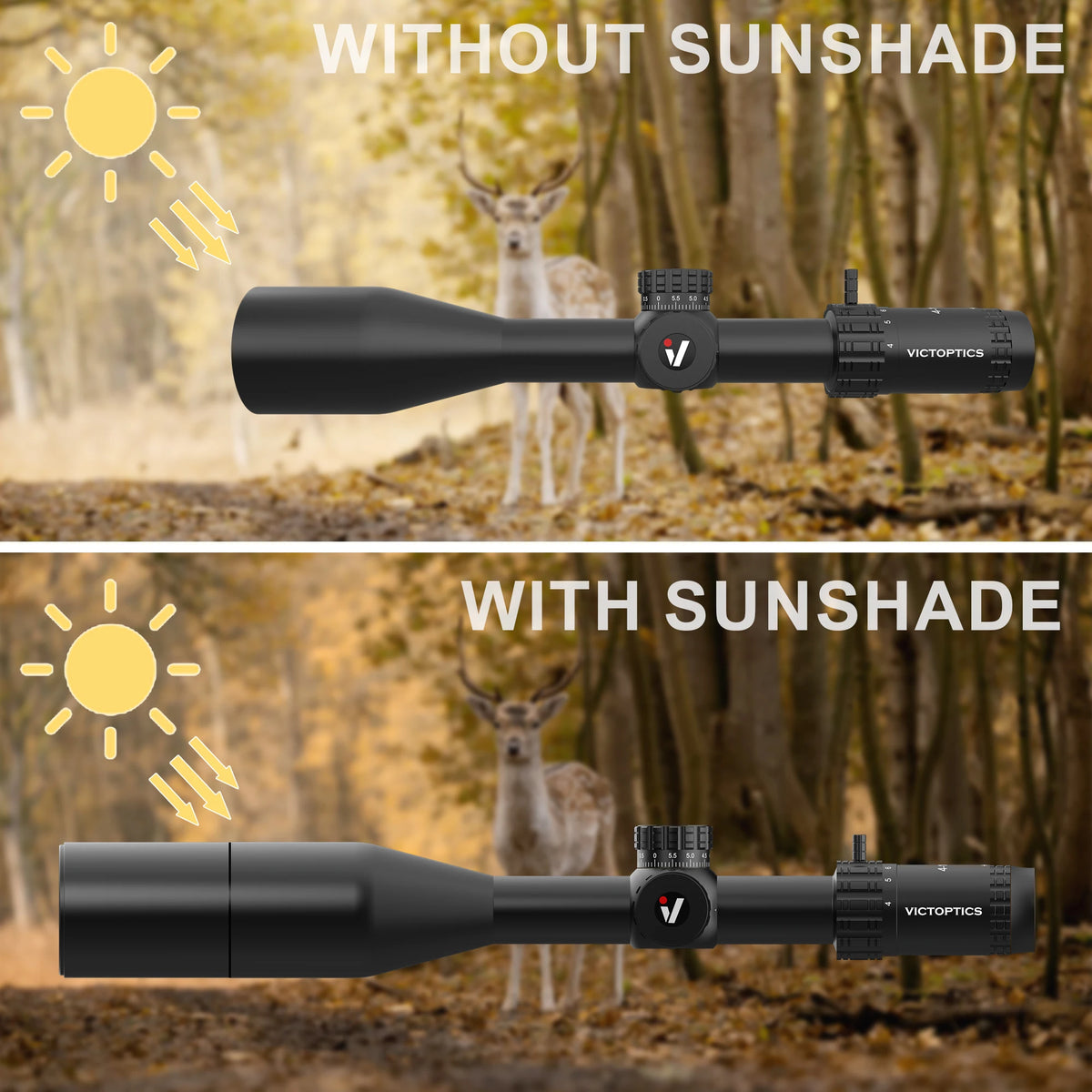 Vector Optics VictOptics S4 kikarsikte 4–16×44 – SFP med sidofokus