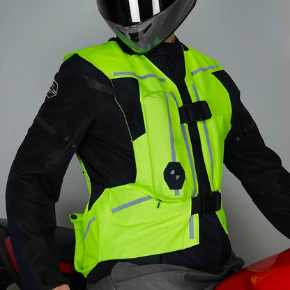 Motorcycle Jacket Motorcycle Air Bag Vest Reflective Motocross Racing Airbag Vest Moto Riding CE Protector Motorcycle Equipment