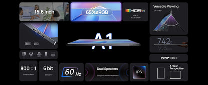 ARZOPA 14/15.6/17.3 Inch 1080P Mini Second Gaming Display Portable Monitor External Screen for MAC/Laptop/PC/Xbox/PS/Switch