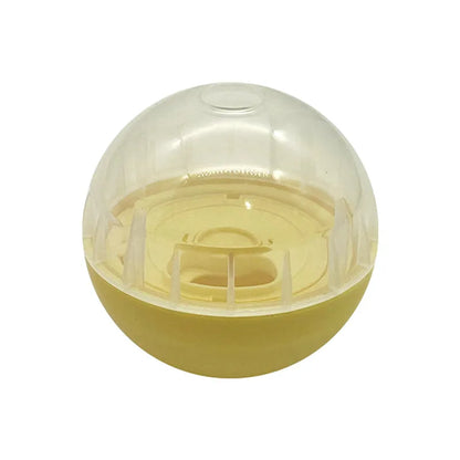 Pet Puzzle IQ Treat Ball Dog Treat Dispenser Toy Ball Interactive Dog Toy - 4" Dog Food Toy Stimulation, Slow Feeder