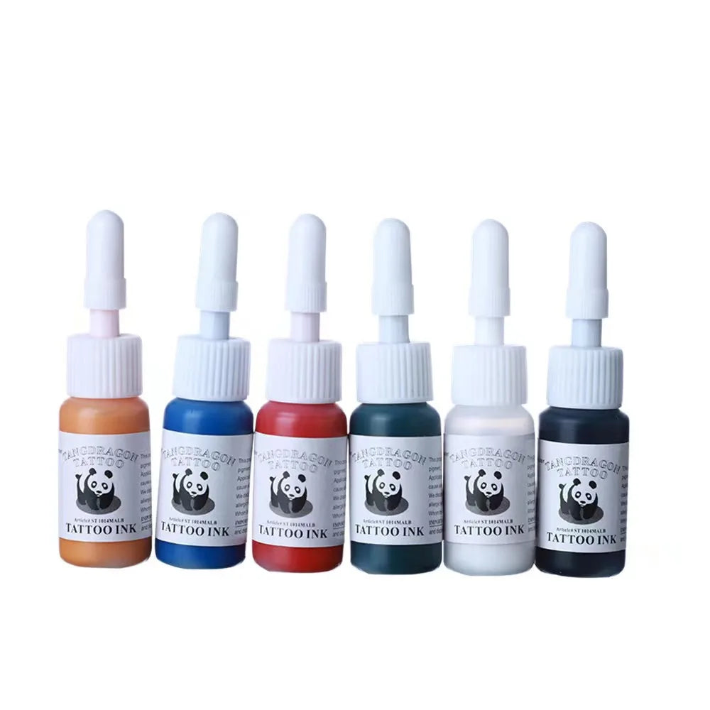 6/8/10 Color, Professional Tattoo Ink Set, Tattoo Consumables, Long Lasting, Painting, Body Art Supplies