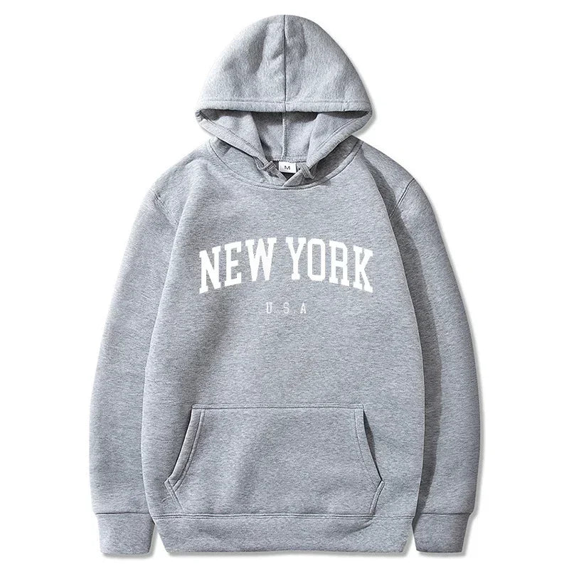 Letter Printed Hoodies Men Women Fashion Graphic Sweatshirts Casual Harajuku Pullover Sportswear