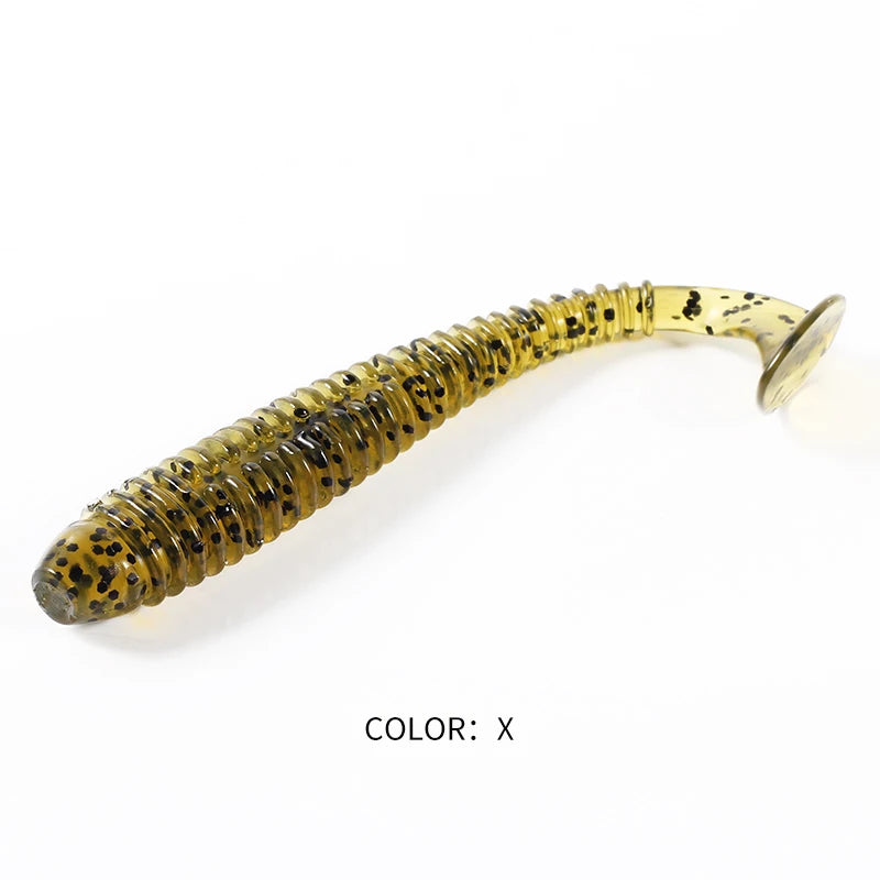 Supercontinent Impact Ring Shad Fishing Lure Soft 63mm 80mm 97mm Plastics Baits Swimbait Jigging Lure Artificial Baits