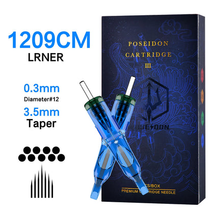 10Pcs POSEIDON V3 Pro Tattoo Needles High Quality Disposable Permanent Makeup Tattoo Cartridge Needles For Tattoo Machine