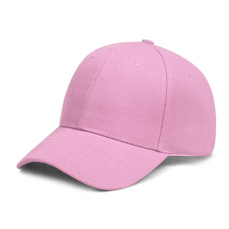 Anpassningsbar Bomullskeps Brodyr Tryck – 18 Färger 54–60cm Justerbar Unisex Hip Hop Snapback Volymrabatt Profilkläder Reklamkeps