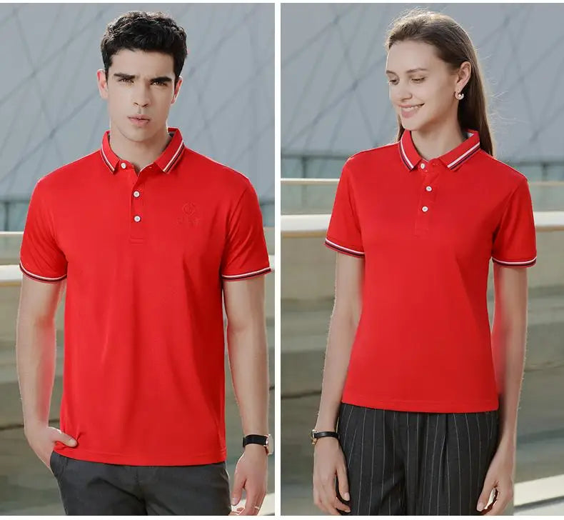 Polo Arbetsskjorta med Eget Tryck & Brodyr – Unisex, Kortärm | S–4XL