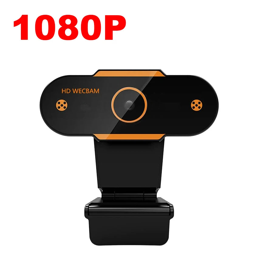 1080P HD Webcam Camera Auto Focus Webcam CMOS USB Computer PC Camera with Mic for Video Calling Network Teaching Office Meeting
