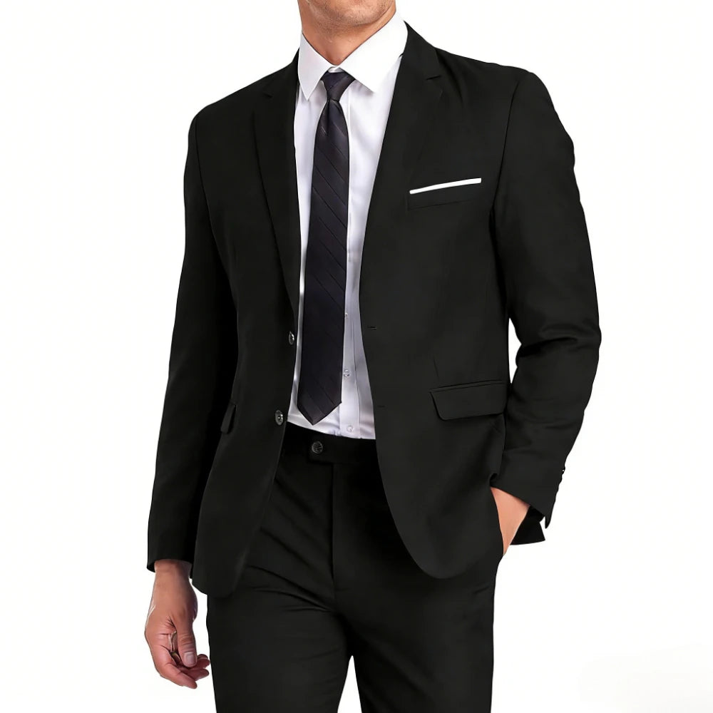Men Suits Sets High Quality For Wedding Elegant 2 Pieces Jackets Pants Stretch Blazers Tailored Formal Full 2025 Costume