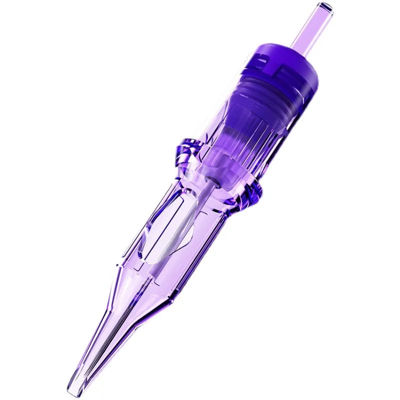 10Pcs Tattoo Cartridge Needles Curved Magnum Disposable Sterilized Safety Needle for Permanent Makeup Tattoo Machine
