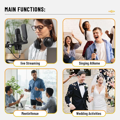 TKLBLS Z8 8 Channel Professional Mixer Bluetooth 48V 12V Battery Powered USB Studio Recording Live Show