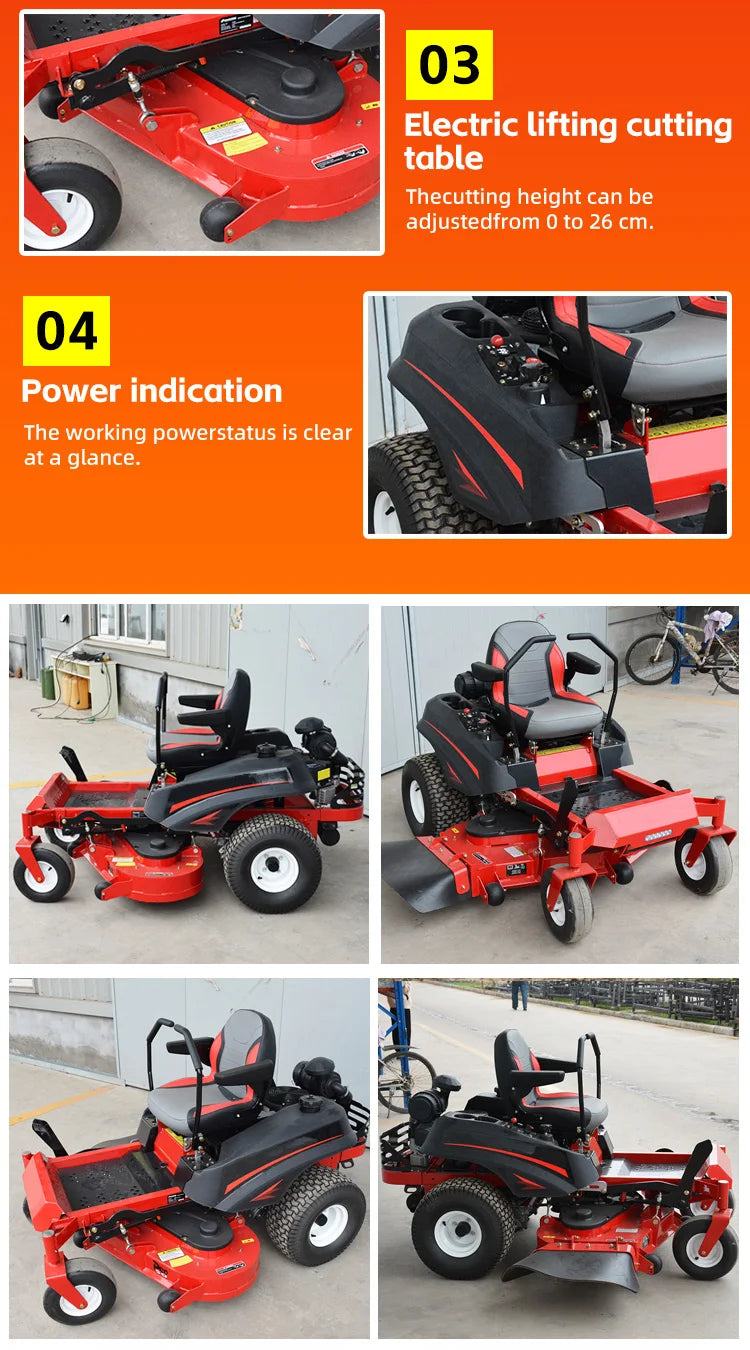 RELYMG specialbeställd gräsklippare 803 cc – 127 cm