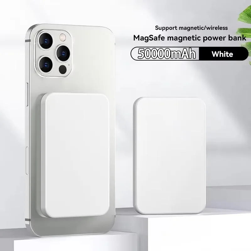 Lenovo Magnetic Power Bank 50000mAh Wireless Charger Super Fast Charging for Magsafe External Battery For iPhone 17/16/15/14/13