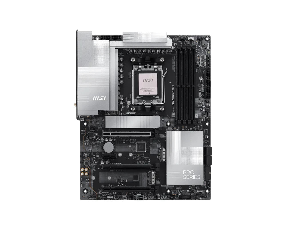 MSI AMD X870 Motherboard PRO X870E-P WIFI AM5 M.2 SSD ATX Support Ryzen 7900 8700 9600 7700 8500 8300 CPU