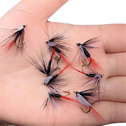 1/3Pcs Fly Fishing Lure Nymph Dry Wet Flies Bionic Bait Fly Trout Fishing Lures
