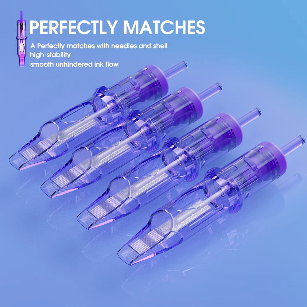 20pcs Mast Pro Tattoo Cartridge Needles RM /M Round Magnum Disposable Permanent Makeup SMP Cartridge Tattoo Needles  Accessories