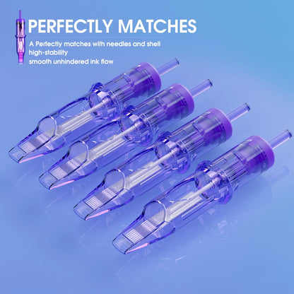 20pcs Mast Pro Tattoo Cartridge Needles RM /M Round Magnum Disposable Permanent Makeup SMP Cartridge Tattoo Needles  Accessories