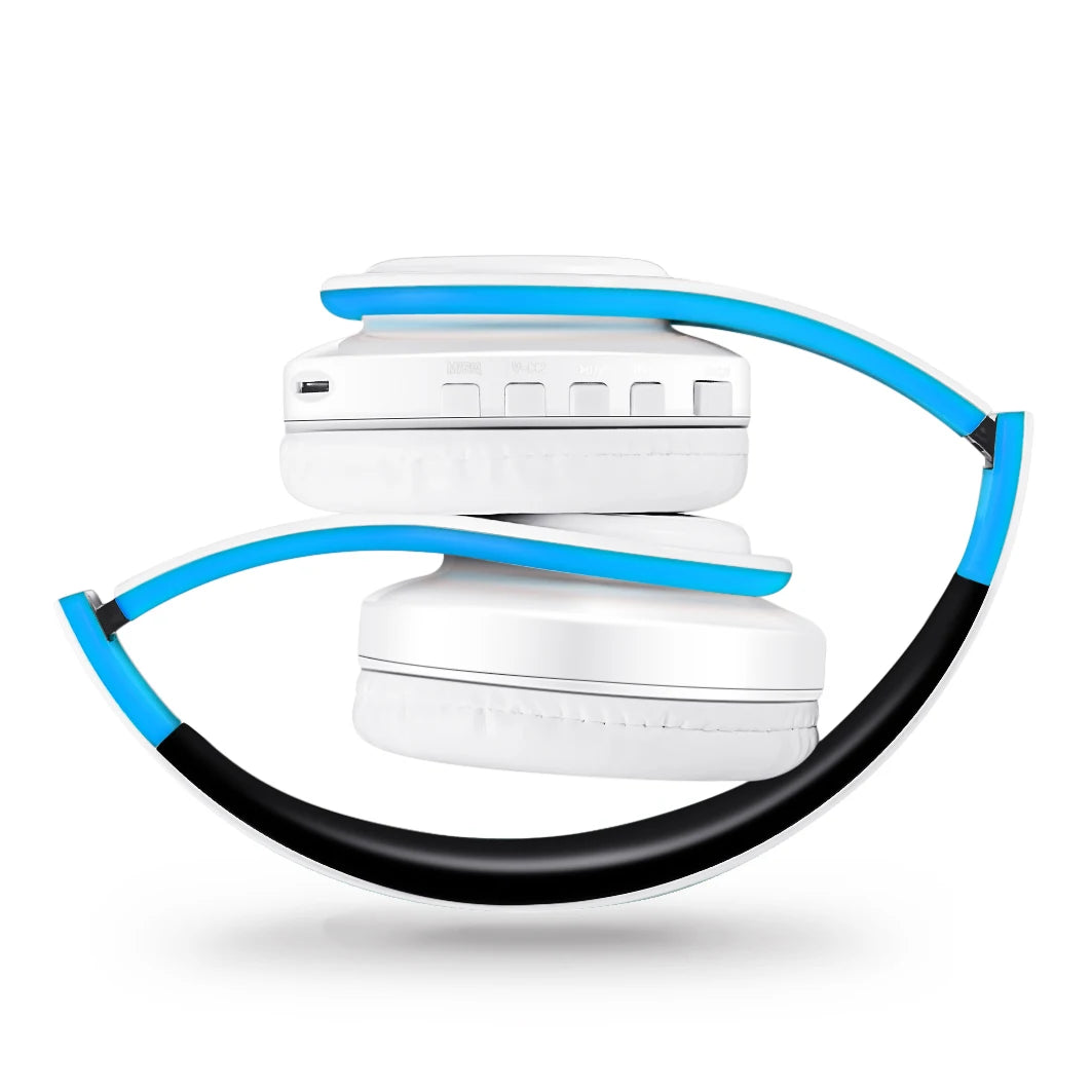 CATASSU Bluetooth 5.3 Headset Over-Ear – MP3 FM-radio 20h 400mAh Minnesskum Hopfällbar CE/FCC/RoHS Smartphone TV PC Surfplatta