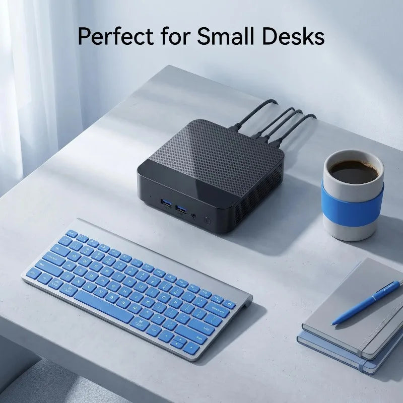 Mini PC Core N150  Compact Mini Laptop 16GB RAM 1TB/2TB SSD HD WiFi6 BT5.2 Multifunctional Daily Notebook Gaming PC