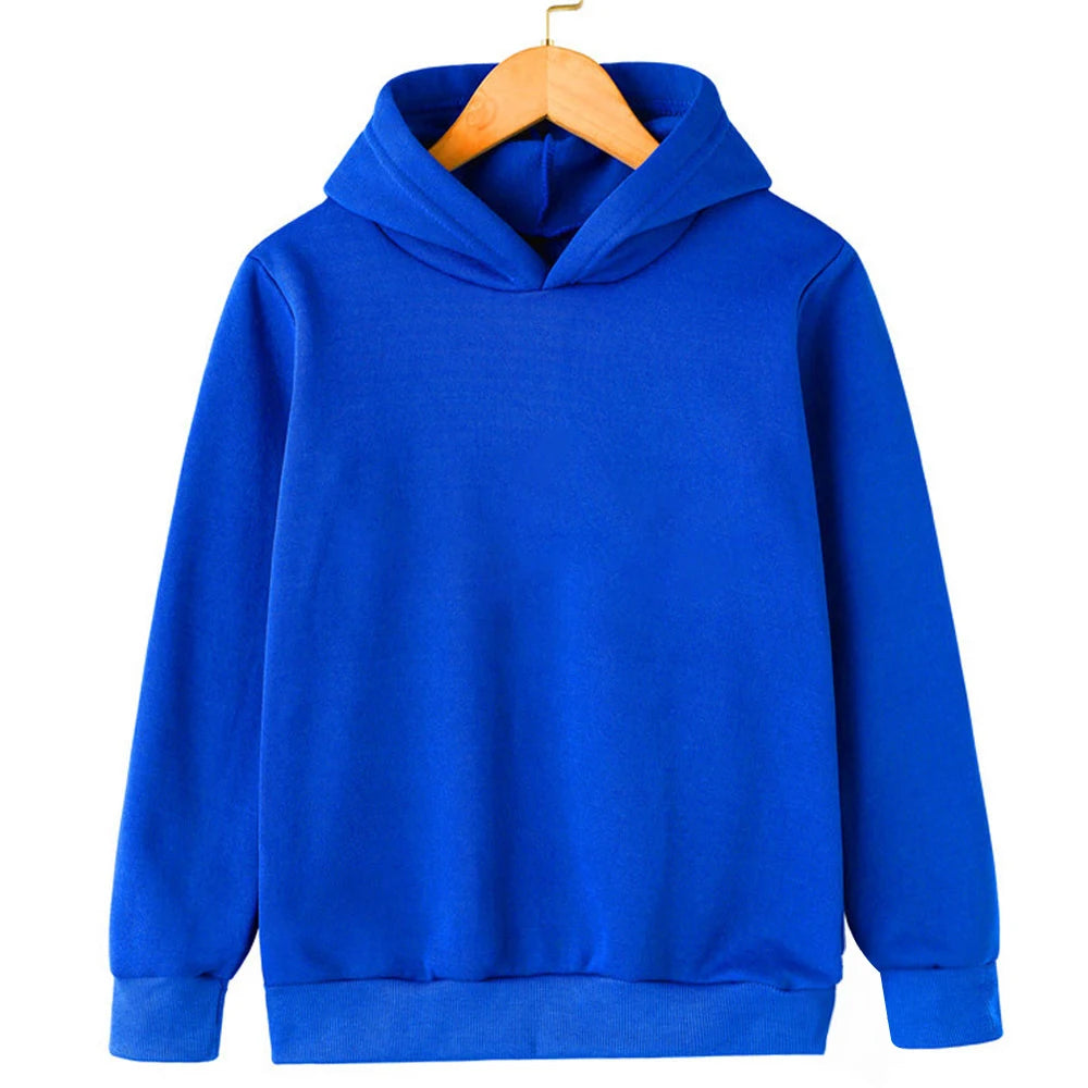NEW Fashion Kids Boy Hoodies Hoodies 2025 Spring Autumn Girls Casual Hoodies Sweatshirt Kids Solid Color Hoodies Sweatshirt