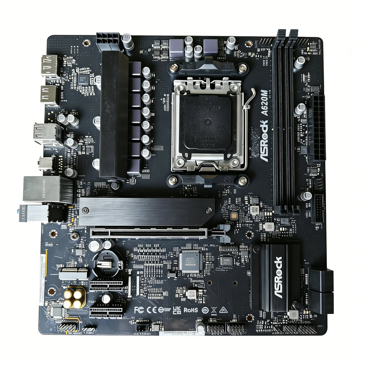 ASROCK A620M AMD AM5 DDR5 Motherboard CPU Compatible Ryzen 7 7800X3D 7 8700F 5 7500F 9 7950X 7 7700X 5 8600G M.2 Micro-ATX