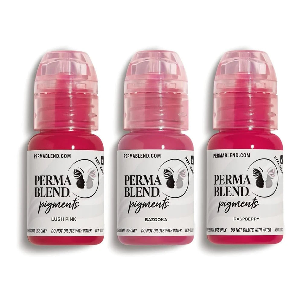 15ML 0.5oz Permanent Makeup Pigment - Long-lasting Professional Tattoo Ink for Microblading Eyebrow & Lip Tattoo Supplies