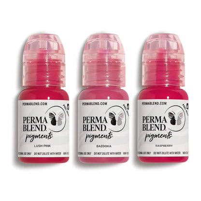15ML 0.5oz Permanent Makeup Pigment - Long-lasting Professional Tattoo Ink for Microblading Eyebrow & Lip Tattoo Supplies