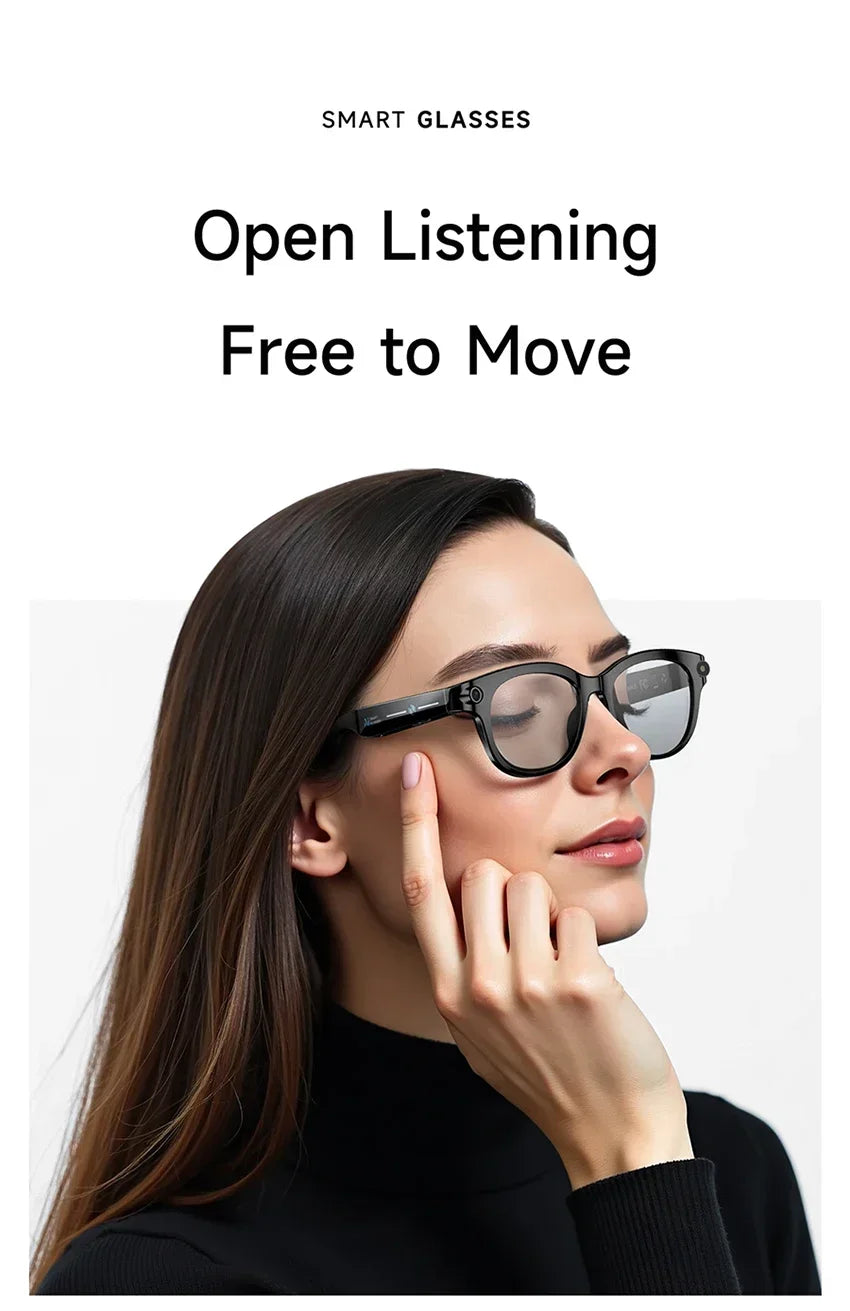Xiaomi Smart AI Glasses 800W Shooting Camera HD Photo Video Voice Call Translation Waterproof Bluetooth AI Motorcycle Glasses