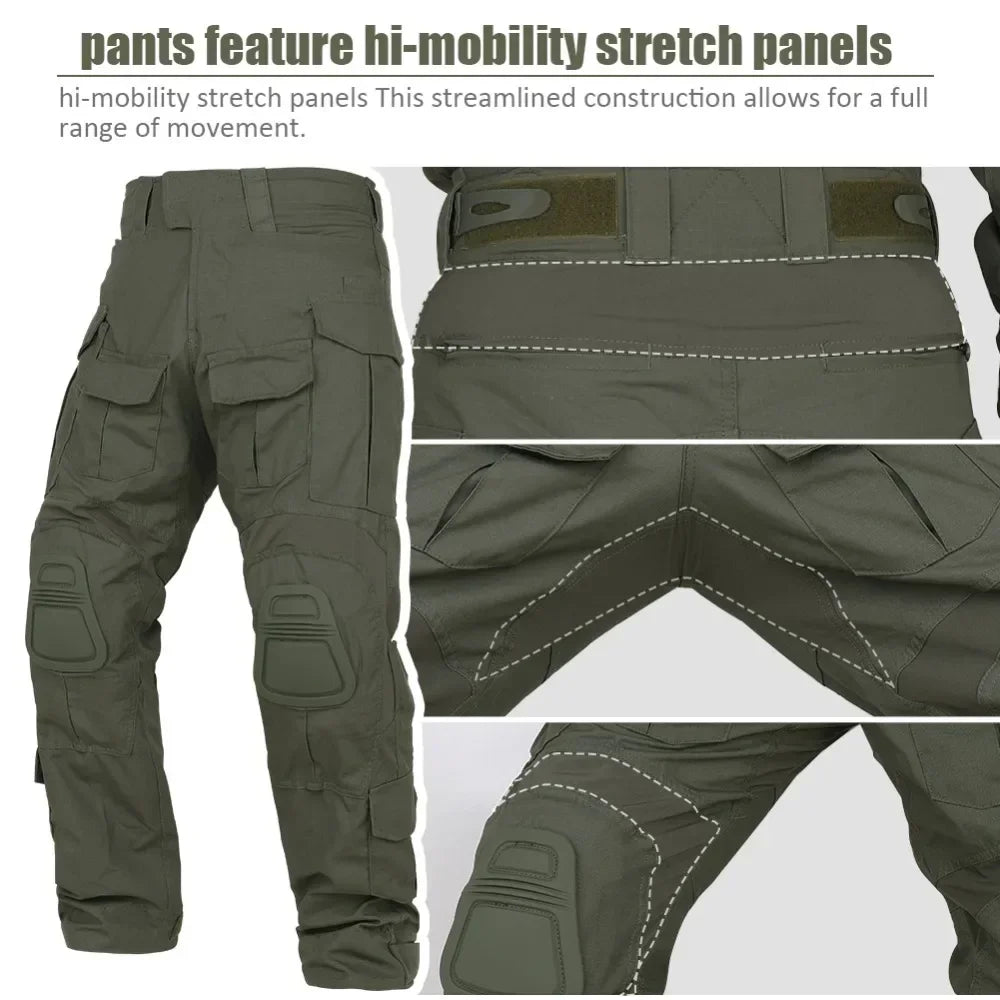 Tactical Pants Gen3 Combat Pant Men's Flex Stretch Work Cargo Pants Casual Trouser Outdoor Sport Training Trekking Hiking Pants
