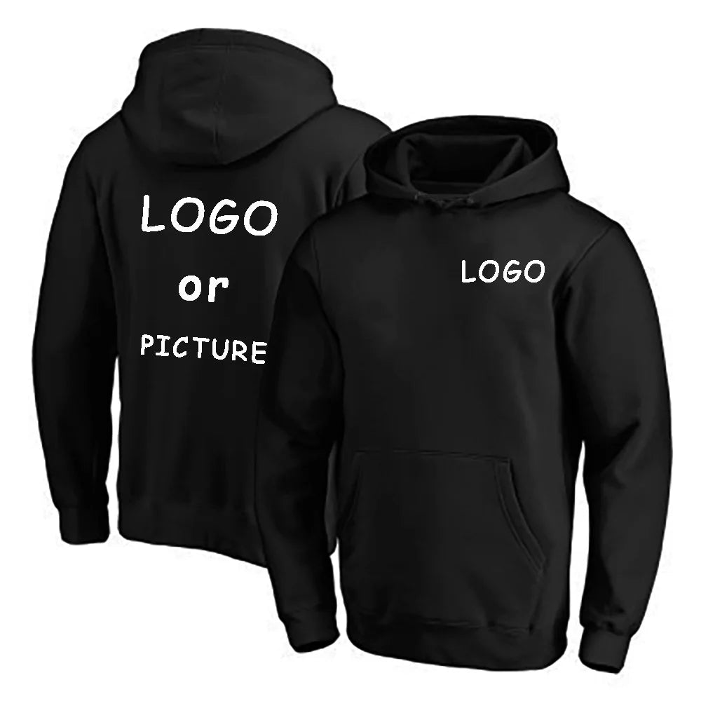 Hoodie Eget Logotyp & Tryck – Enfärgad | Reklamkläder & Streetwear