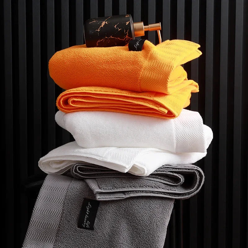 Egyptian Cotton Towel Bath Towel Soft Bath Towel That Absorb Water Do Not Shed Hair Household Face Washing Towels 80X160cm