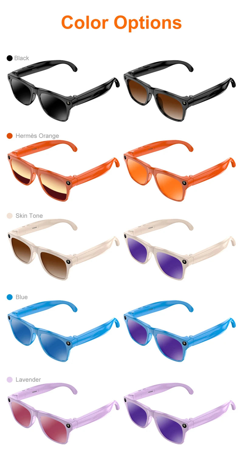 Xiaomi Upgrade Smart AI Glasses 800W HD 8K Shooting Camera Photo Video Voice Call Translation Bluetooth AI Motorcycle Glasses