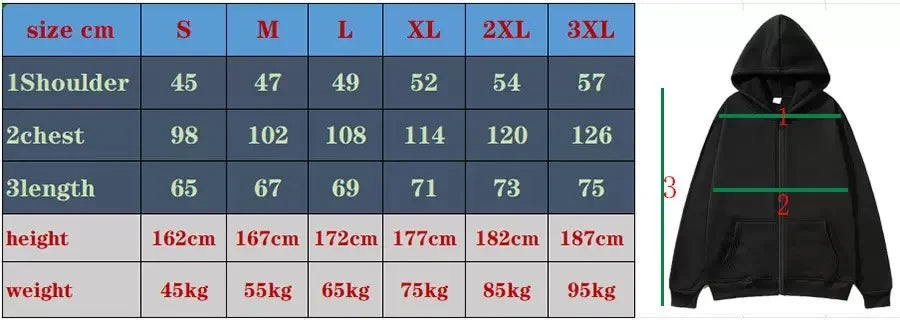 2025 New Fashion Zipper Hoodies Women/Men Fashion Long Sleeve Hooded Sweatshirt Casual Autumn Winter Sportwear Solid Clothes