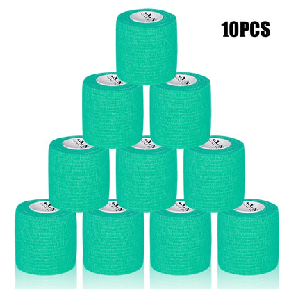 16/10/3PCS Tattoo Grip Bandage Colorful Self Adhesive Wrap 5cm X 4.5m Non Slip Handle Tape Tattoo Machine Grip Cover Supplies