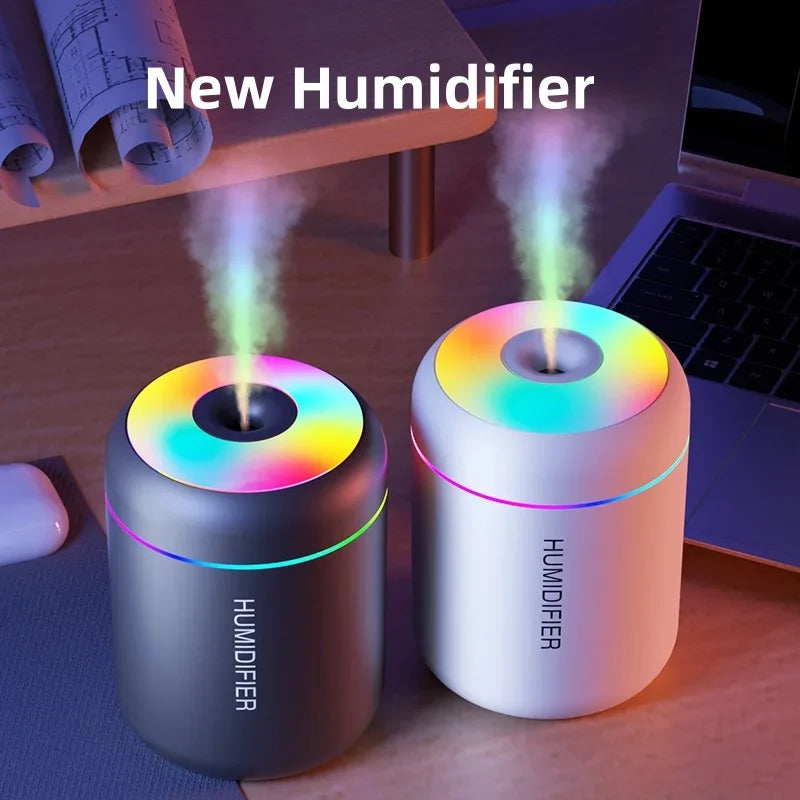 Mini luftfuktare USB elektrisk 180 ml aromadiffusor för hem och bil