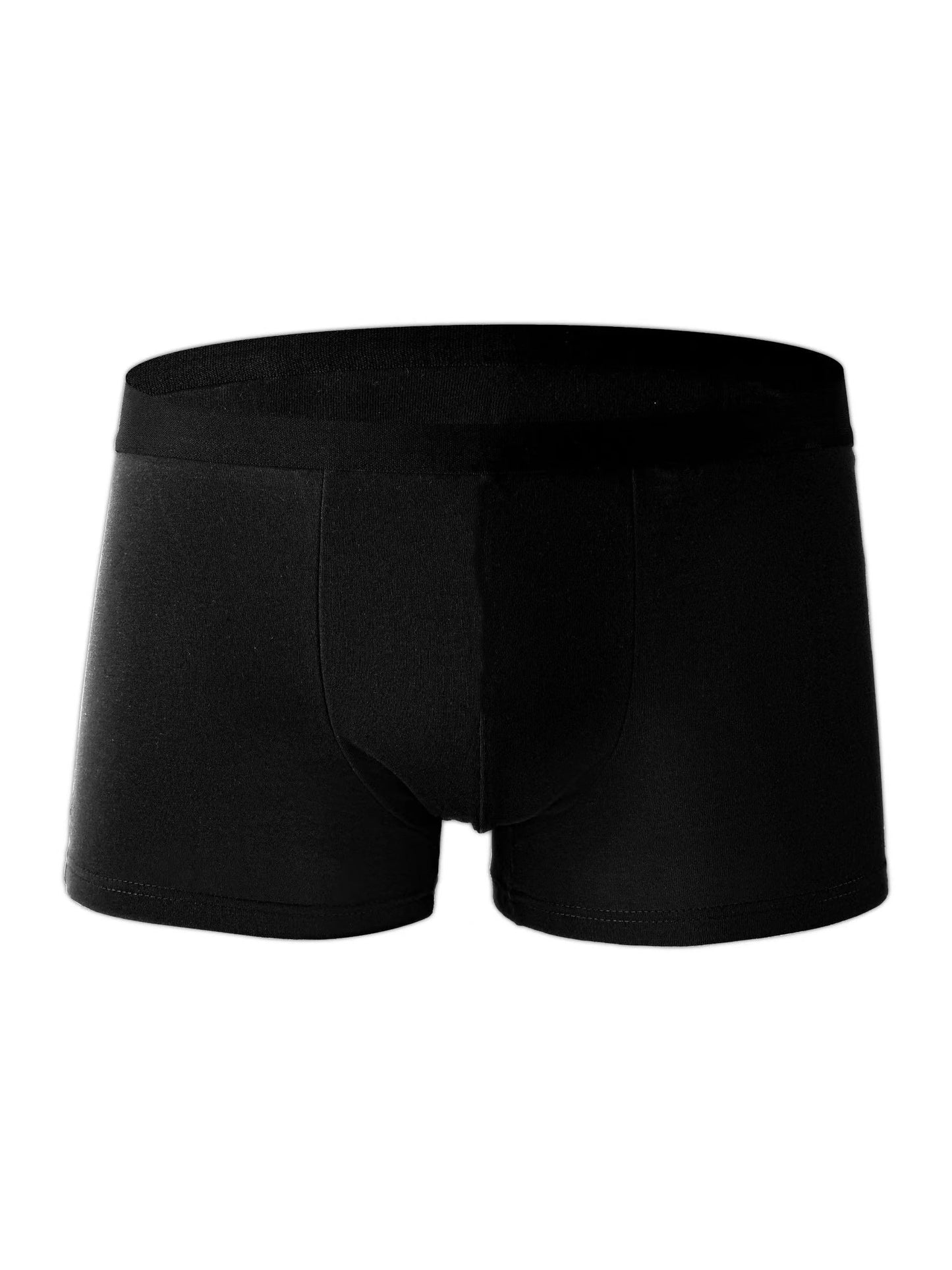 Herrboxershorts 10-pack – Hög Stretch, Andningsbara, Plus Size L–4XL, Svart