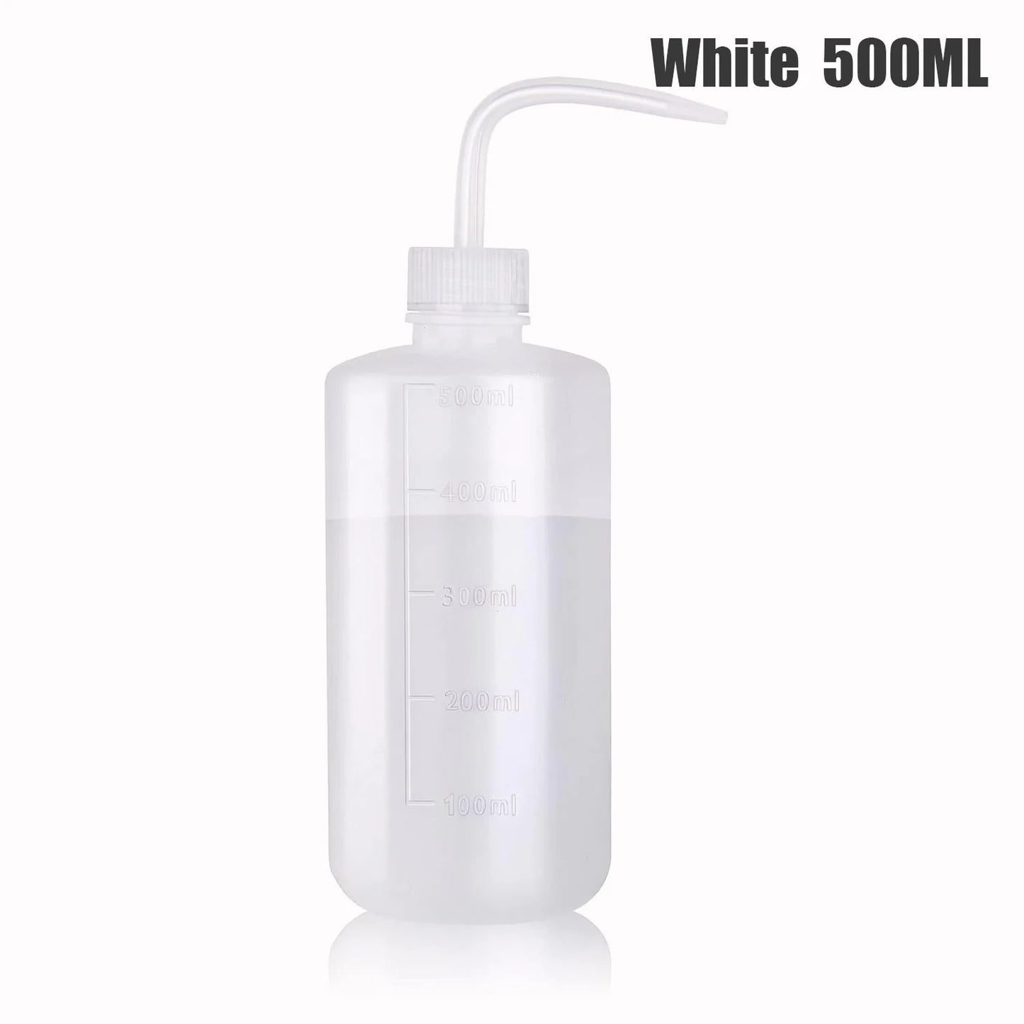 500/250ml Tattoo Wash Bottle 5 Colors Rinse Spray Bottle Economical Plastic Squeeze Clean Bottles for Medical Labs Tattoo Supply