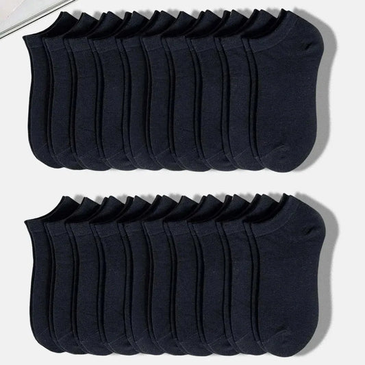 Unisex No-Show Strumpor 1/5/10-pack – Tunn Andningsbar Halkfri Luktbekämpande Vår/Sommar, One Size