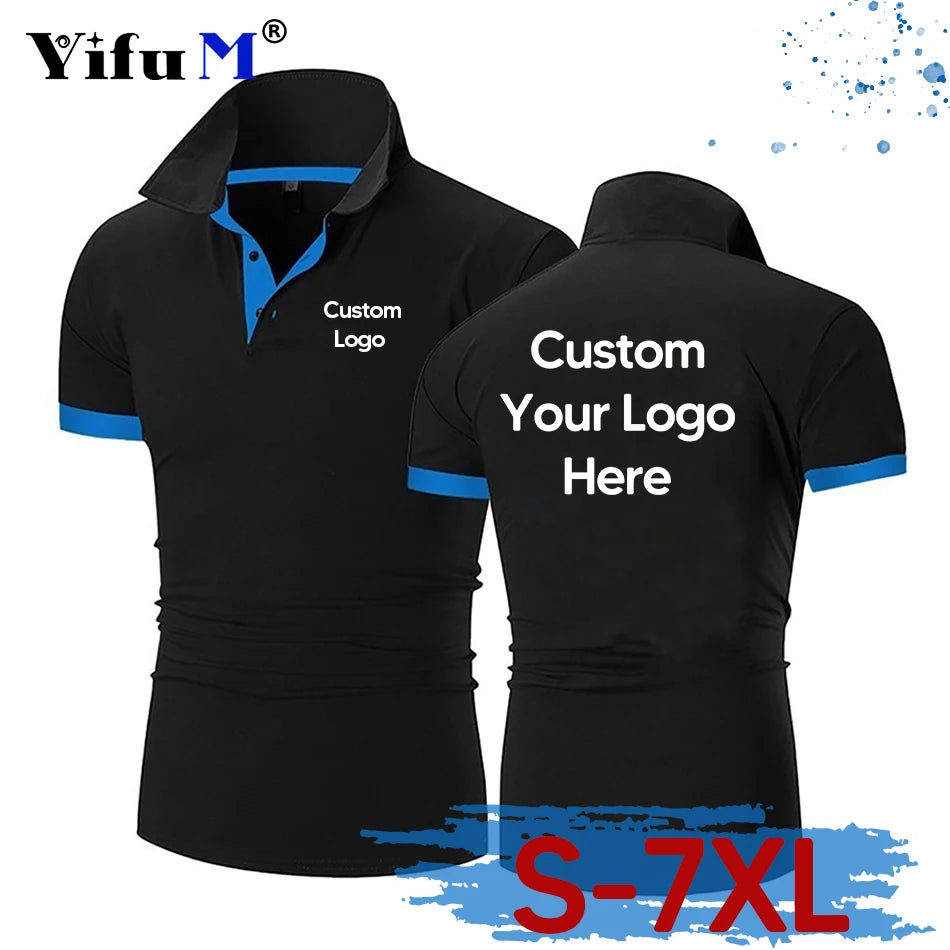 Kortärmad polo med eget tryck & logotyp – reklamkläder & profilprodukter, herr & dam, S–7XL