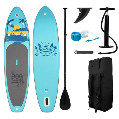 FunWater uppblåsbart SUP-bräde med tillbehör – flera storlekar