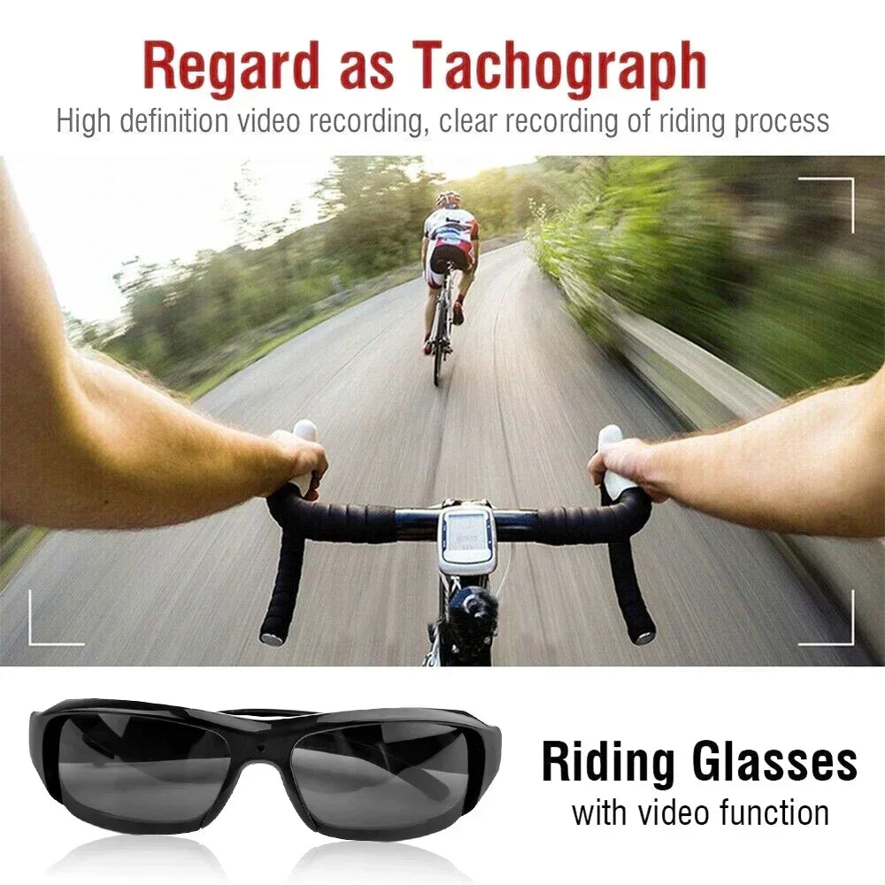 HD 1080P Mini Glasses Camera Portable Video Recorder Wearable Sunglasses Camera Outdoor Sports DV DVR Surveillance Camcorder